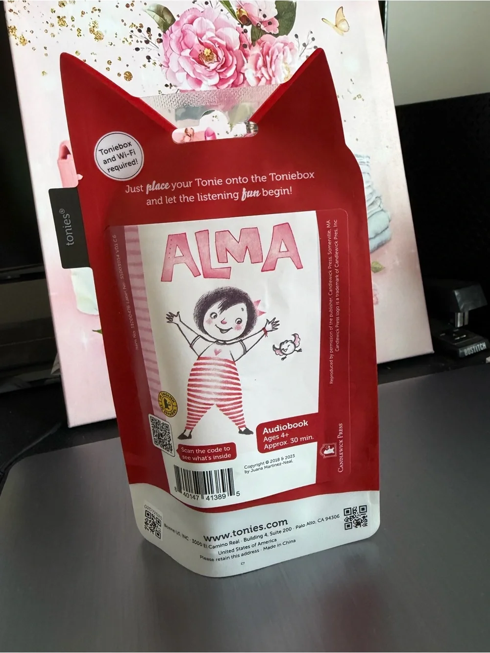 tonies Alma Audio Character Toy - Red and White